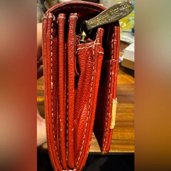 Samantha Thavasa Red &White Leather Wallet Rare Japanese Edition - Picture 6 of 16